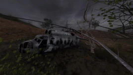 Crashed helicopter Yantar SoC