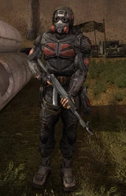 Mister guarding one of the exits from the Garbage.