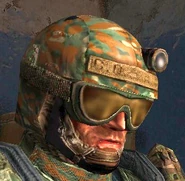 Variante de Libertad del casco Sphere-08. Sin máscara de gas.