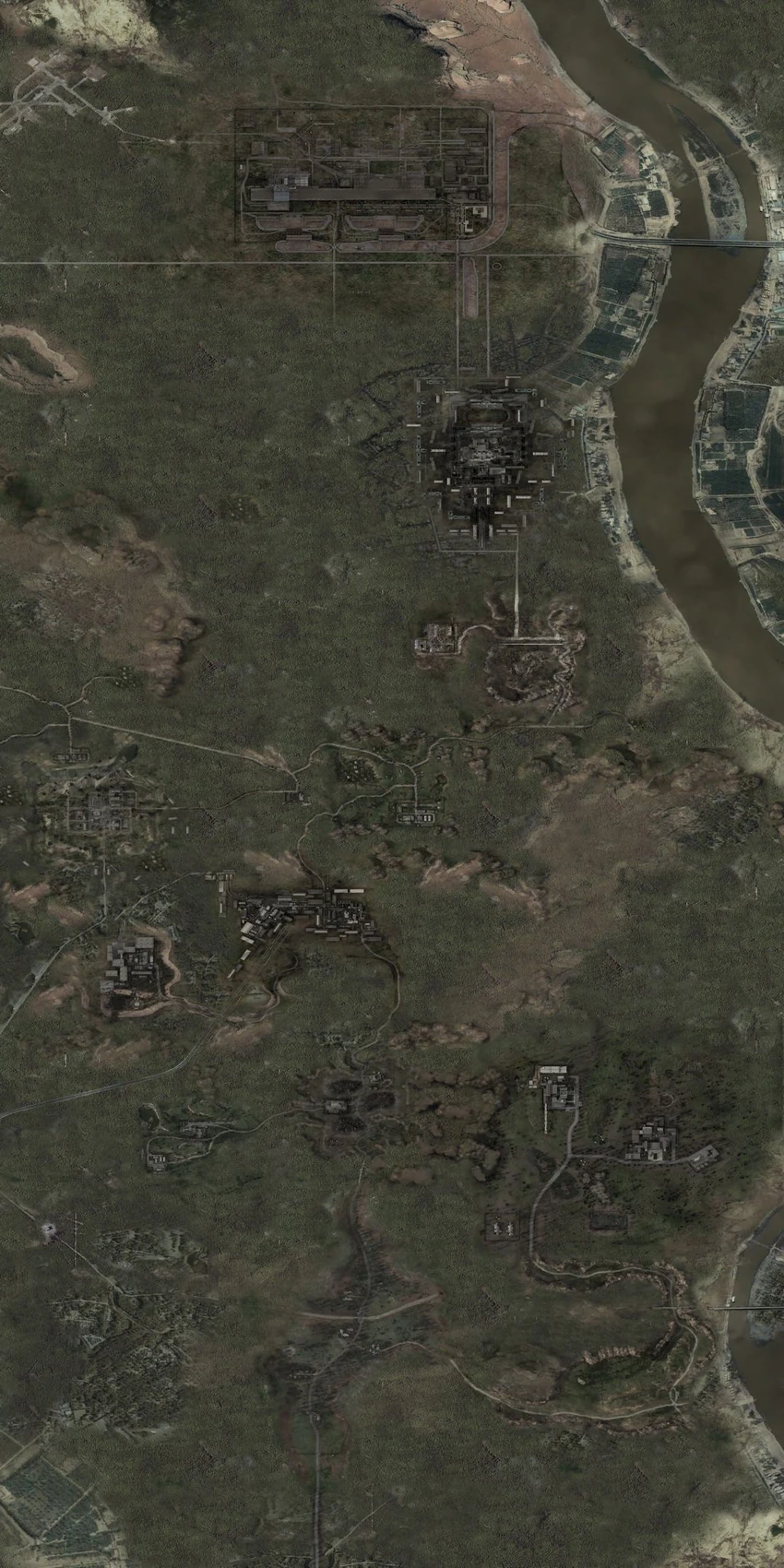 Полная карта зоны отчуждения