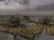 One of the ruined hamlets