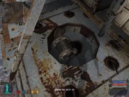 OldCraneStash.jpg (122 KB) In the center of the platform under the steps.