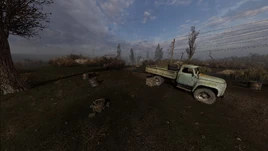 Encampment near truck CS