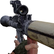 The RPG-7u in first-person view