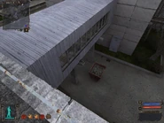 From the west building.