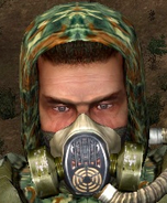 Half-face Mask, Used by many factions but only seen worn on-face by Wind of freedom Stalkers.