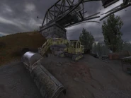 Pod nasypem kolejowym w Kordonie