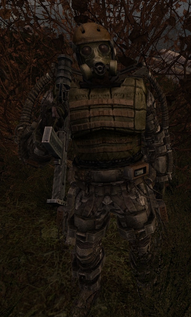 stalker call of pripyat exoskeleton