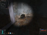 Northeast corner of the southwest corner room.