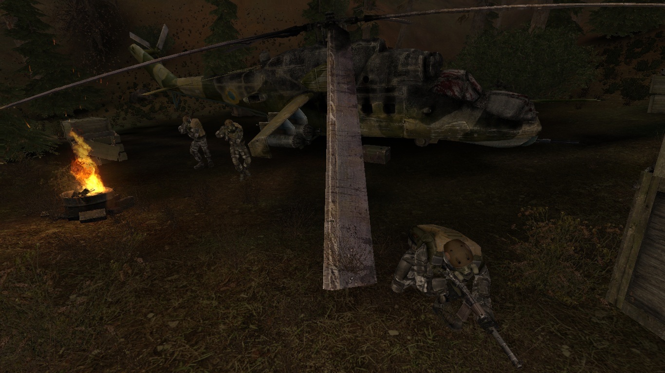 call of chernobyl helicopter