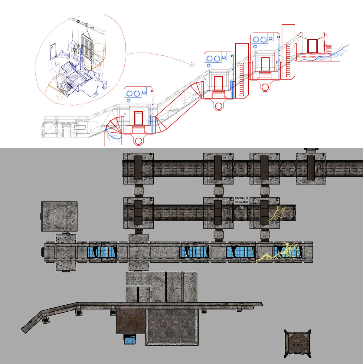 Схема оазиса