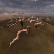 Spalacze na wylocie wód gruntowych w anomalii "Kocioł"