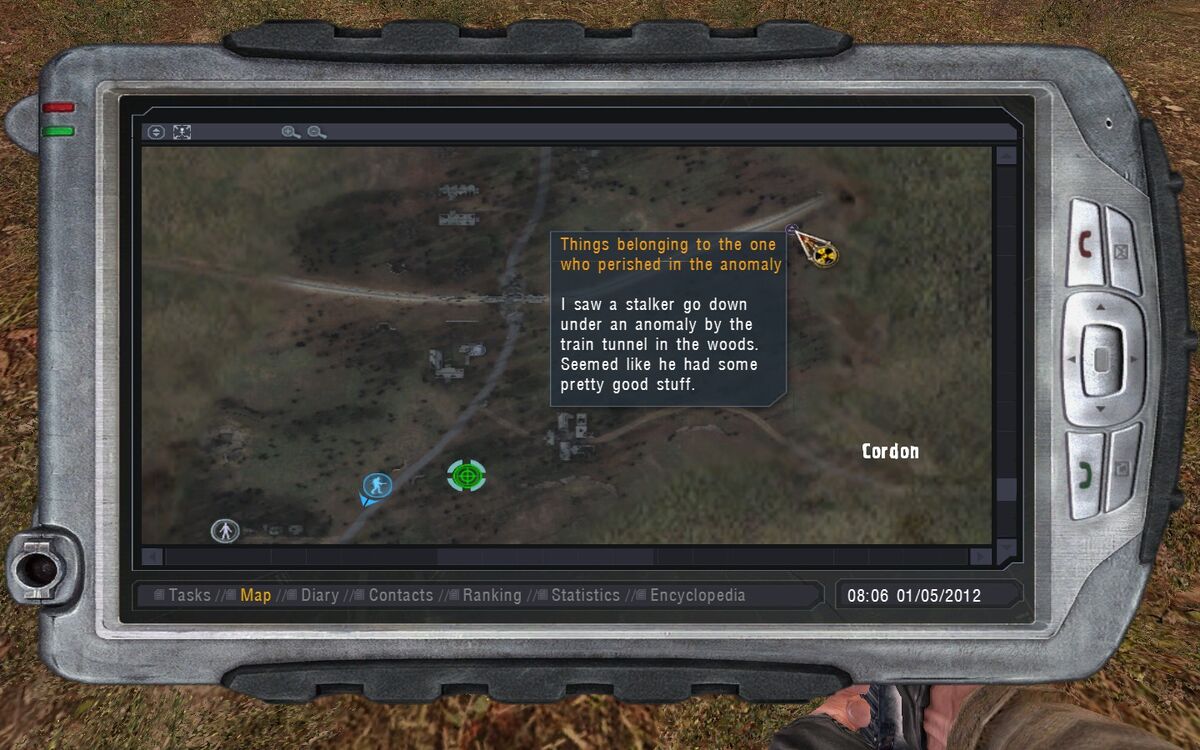 Things belonging to the one who perished in the anomaly S.T.A.L.K.E.R