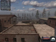 From the guard tower looking west.