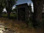 Stash location - collapsed entrance to the Agroprom underground