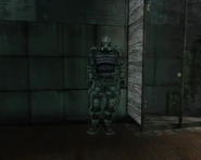 Czacha w bunkrze podczas emisji