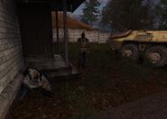 Loners at the checkpoint.