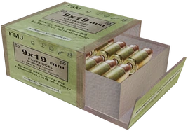 9x19mm FMJ render