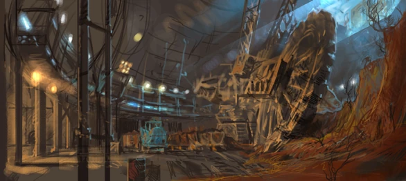 Самый ранний (и первый известный) концепт-арт (дата: 10 августа 2006)