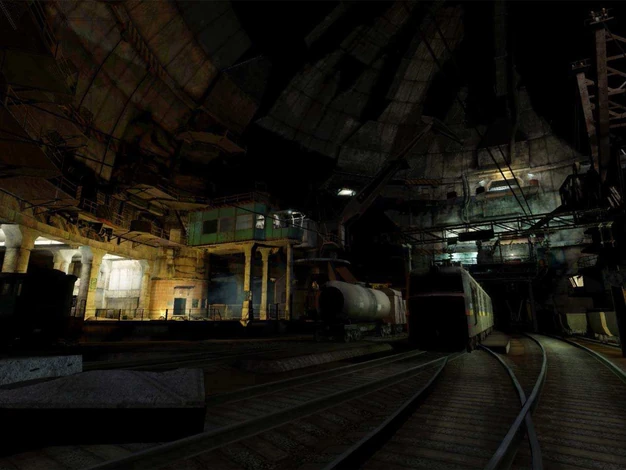 Рис. 17. Скриншот из чернового уровня AC.