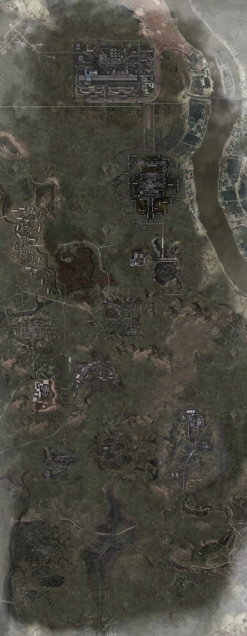 Полная карта зоны отчуждения