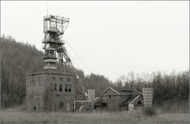 Реальное сооружение, послужившее прототипом шахтового копёра