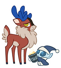 Prancer with sprite