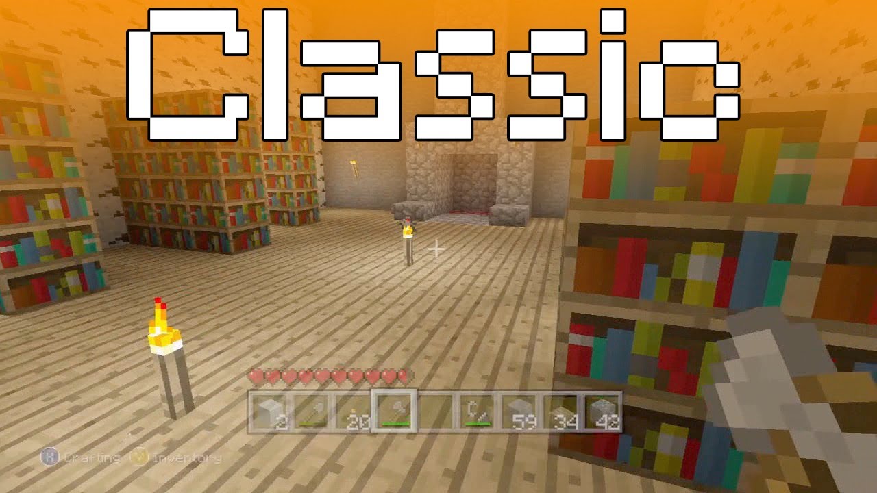 sword in library minecraft minigame lobby