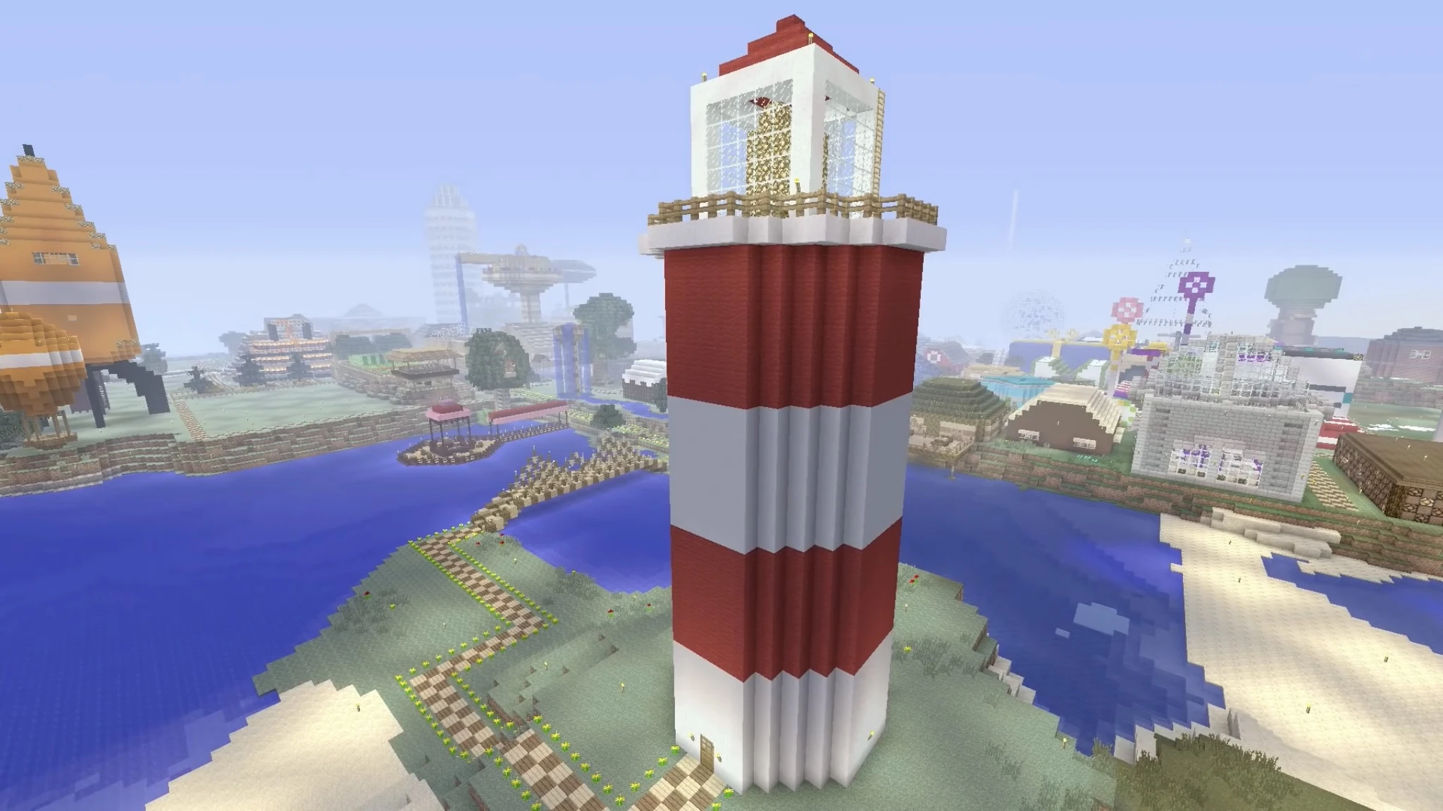 Minecraft Wooden Lighthouse