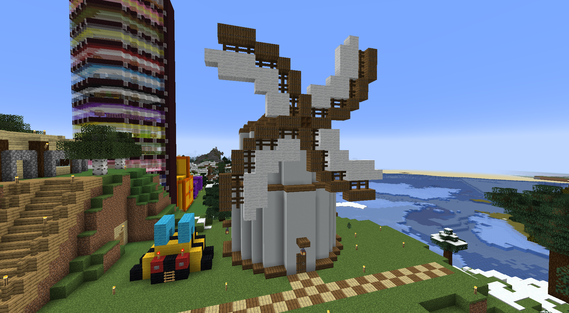 minecraft windmill design