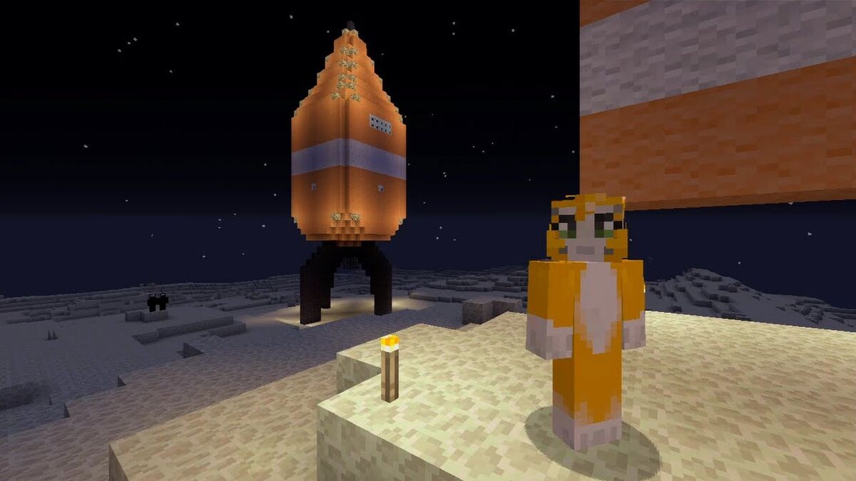 stampy trip to the moon