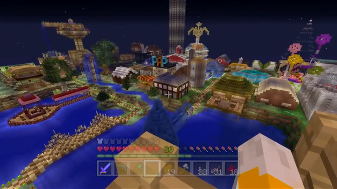 Stampy S Lovely World Map Stampy's Town | Stampylongnose Wiki | Fandom