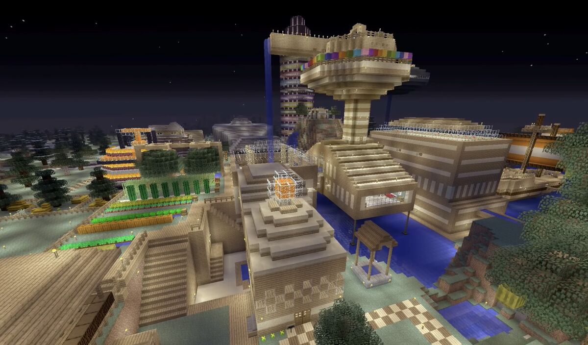 Impossible world site blog: Endless staircase in Minecraft