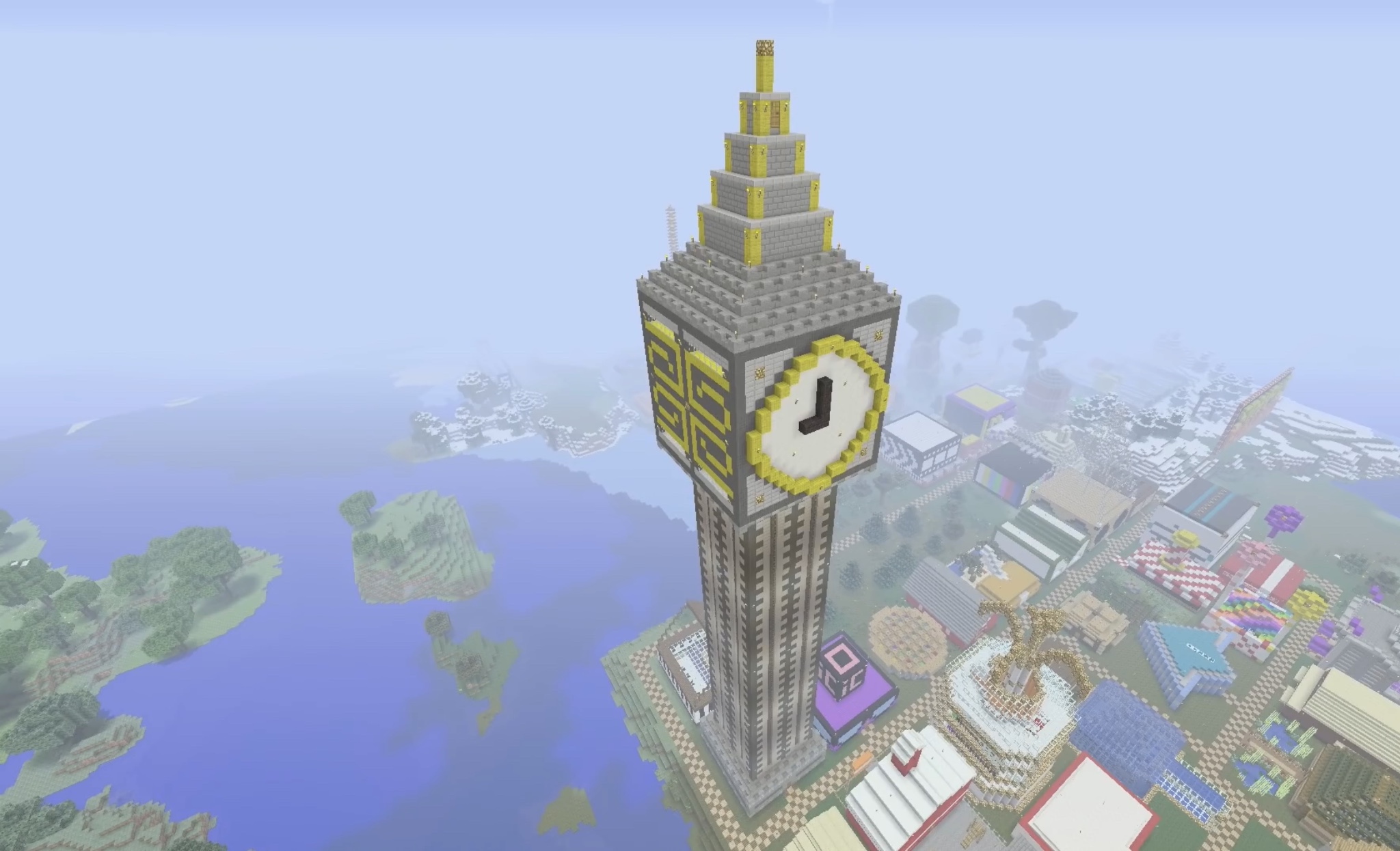 minecraft clock tower