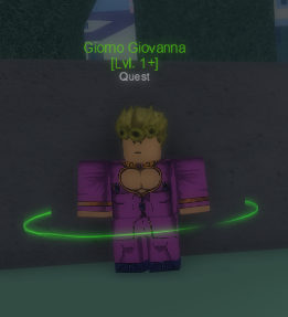 Giorno Giovanna Quest 1 Level Stand Upright Wiki Fandom - stand upright roblox kars