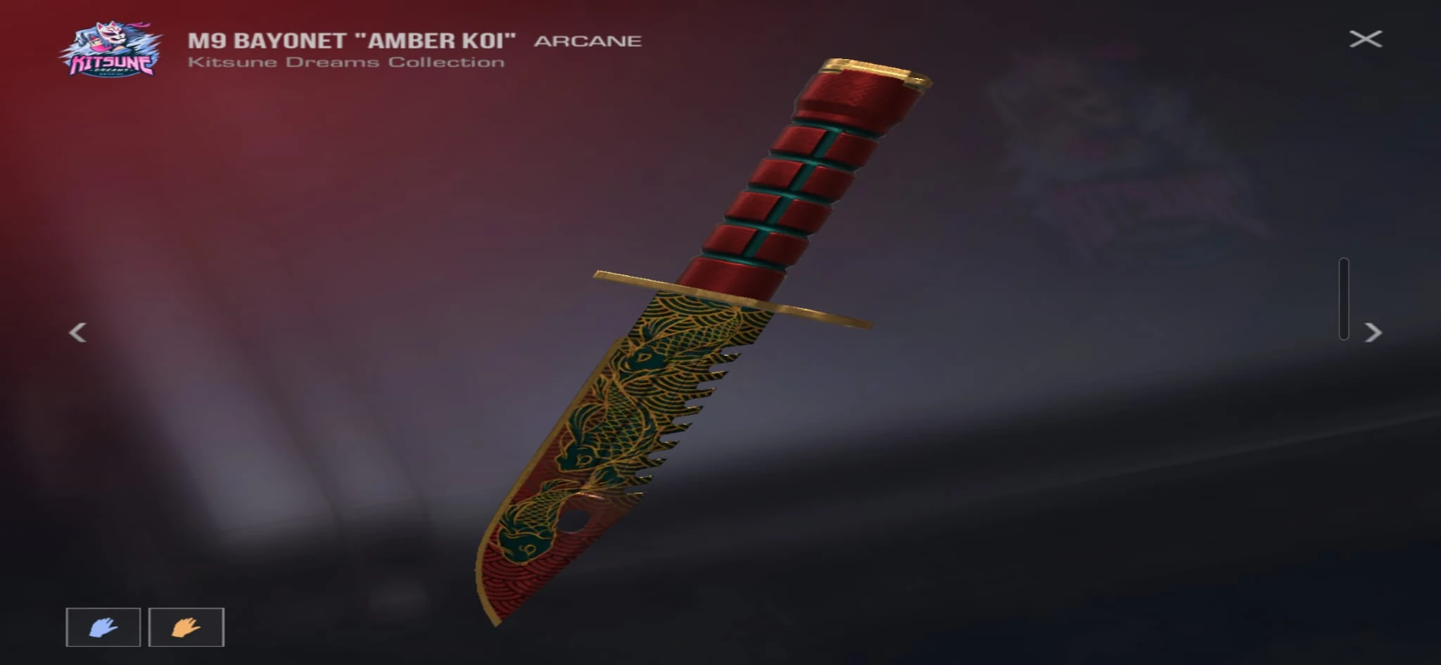 ★ M9 Bayonet Amber Koi