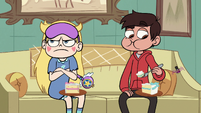 S1E6 Marco looks at spider in a top hat