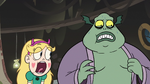 S3E5 Star Butterfly shocked by Buff Frog's tattoo