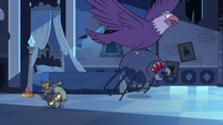 S3E6 Eagle and spider chase Marco and performers