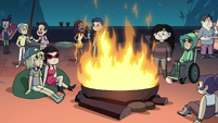 S2E41 Bad ECA kids around a roof bonfire