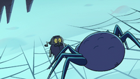 S2E2 Giant spider looming over Ludo