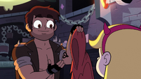 S2E31 Adult Marco showing Star his hoodie