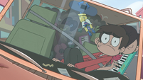 S2E5 Marco Diaz leaning into Oskar