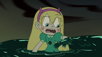 S3E7 Star Butterfly covered in black ooze