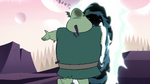 S2E12 Buff Frog returning to his tadpoles