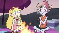 S3E19 Star and Tom eating their marshmallows