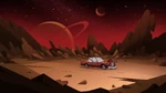 S2E36 Miss Heinous' car in another dimension