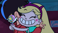 S1e1 marco and star hug