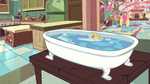 S2E11 Bathtub filled with water in the living room.png