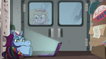 S3E35 Star Butterfly appears outside the van door